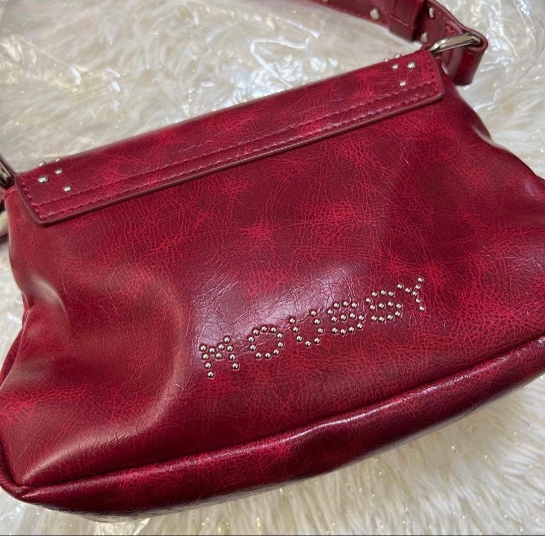MOUSSY マウジー HEART GATHER STUDS バッグ 赤 y2k