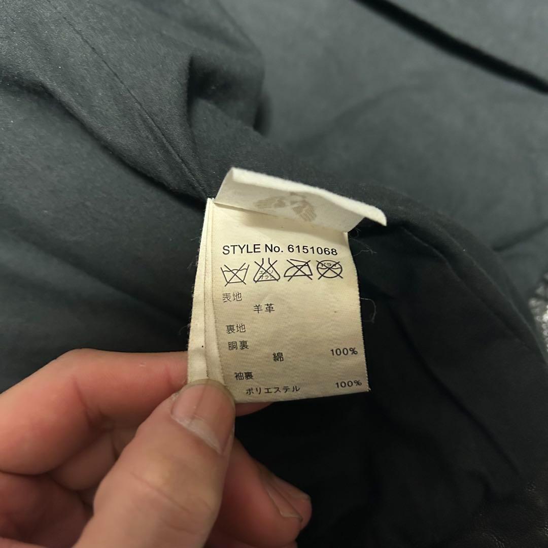 AVIREX 上野商会　leather riders bomber 羊革　本革