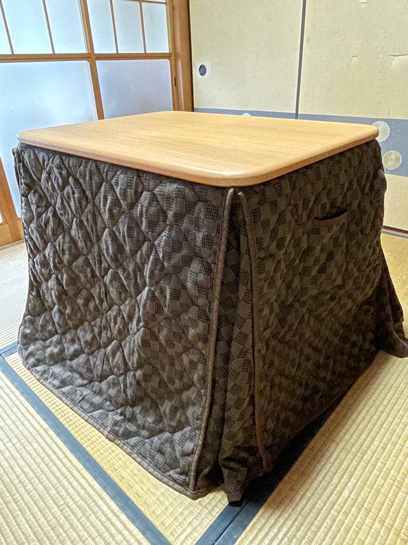 木製天板 ダイニング炬燵セット-1 (デスク炬燵、掛け布団)