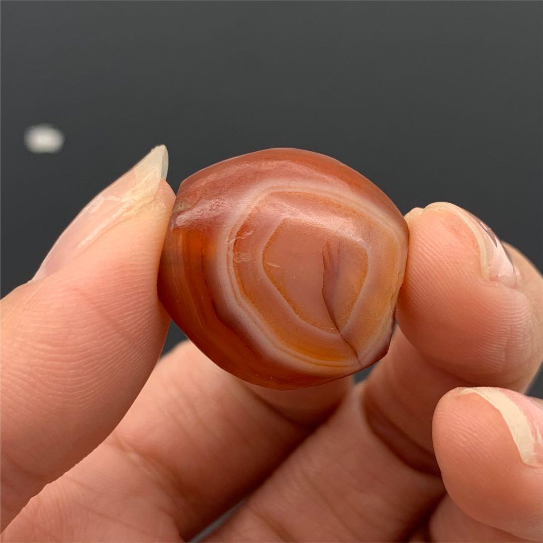 【アンティーク ビーズ】アンティーク カーネリアン ビーズ 21.3mm