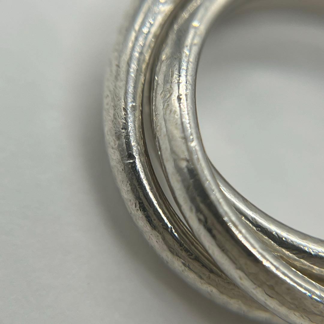 ティファニー TIFFANY トリニティリング 3連リング 12号 SV925