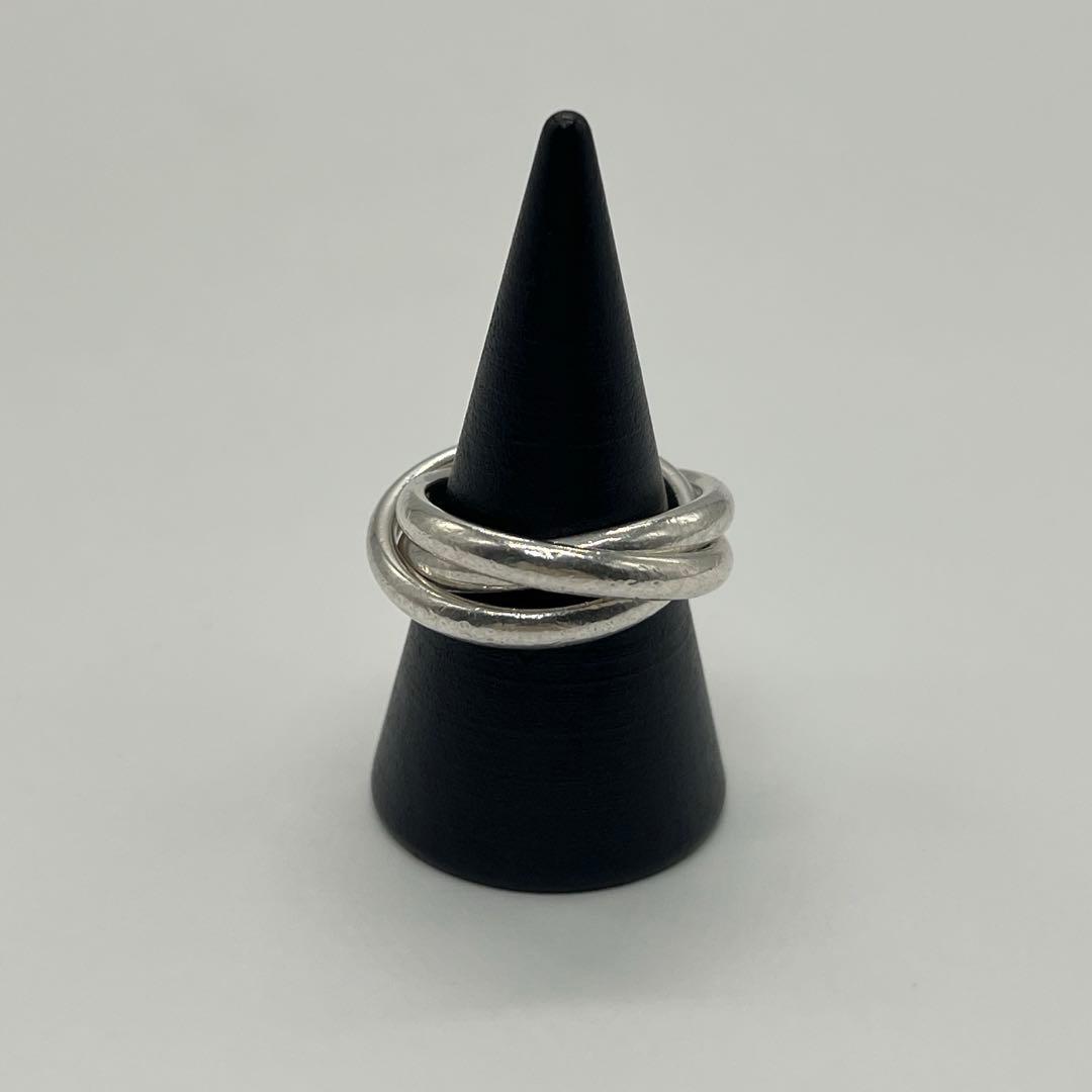 ティファニー TIFFANY トリニティリング 3連リング 12号 SV925