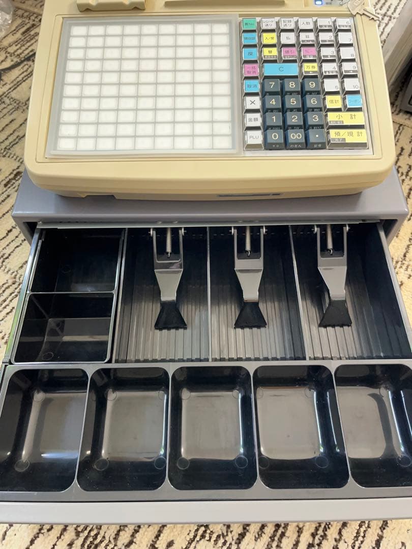 【動作OＫ】TEC 電子レジスター F S-1550 東芝テック -359-