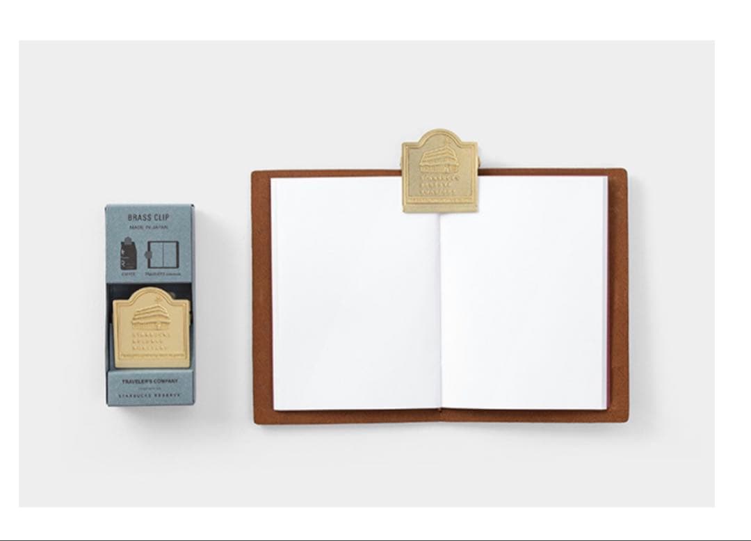 スターバックス ロースタリー トラベラーズノート キャメル ブラスファサード