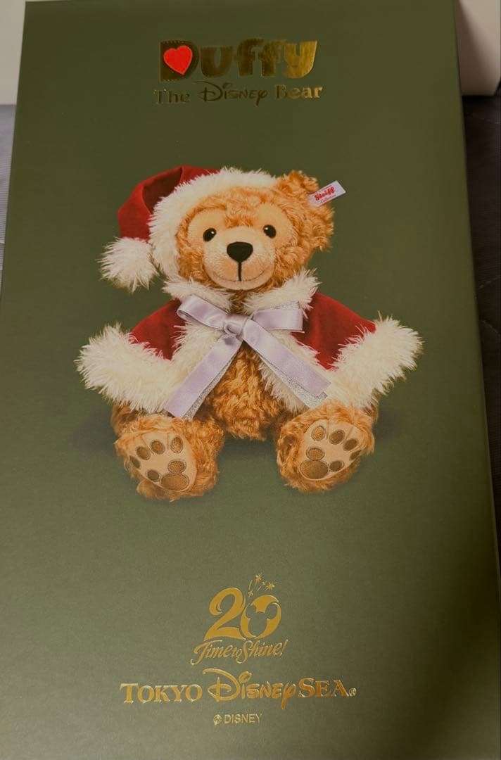 ダッフィー シュタイフ クリスマス TDS限定 ２０周年 ぬいぐるみ ディズニー