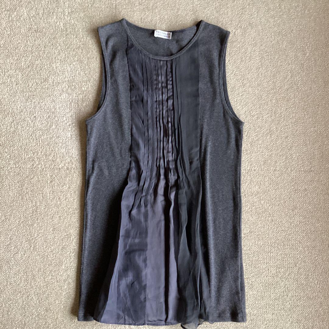 Brunello cucinelli トップス　ダークグレー