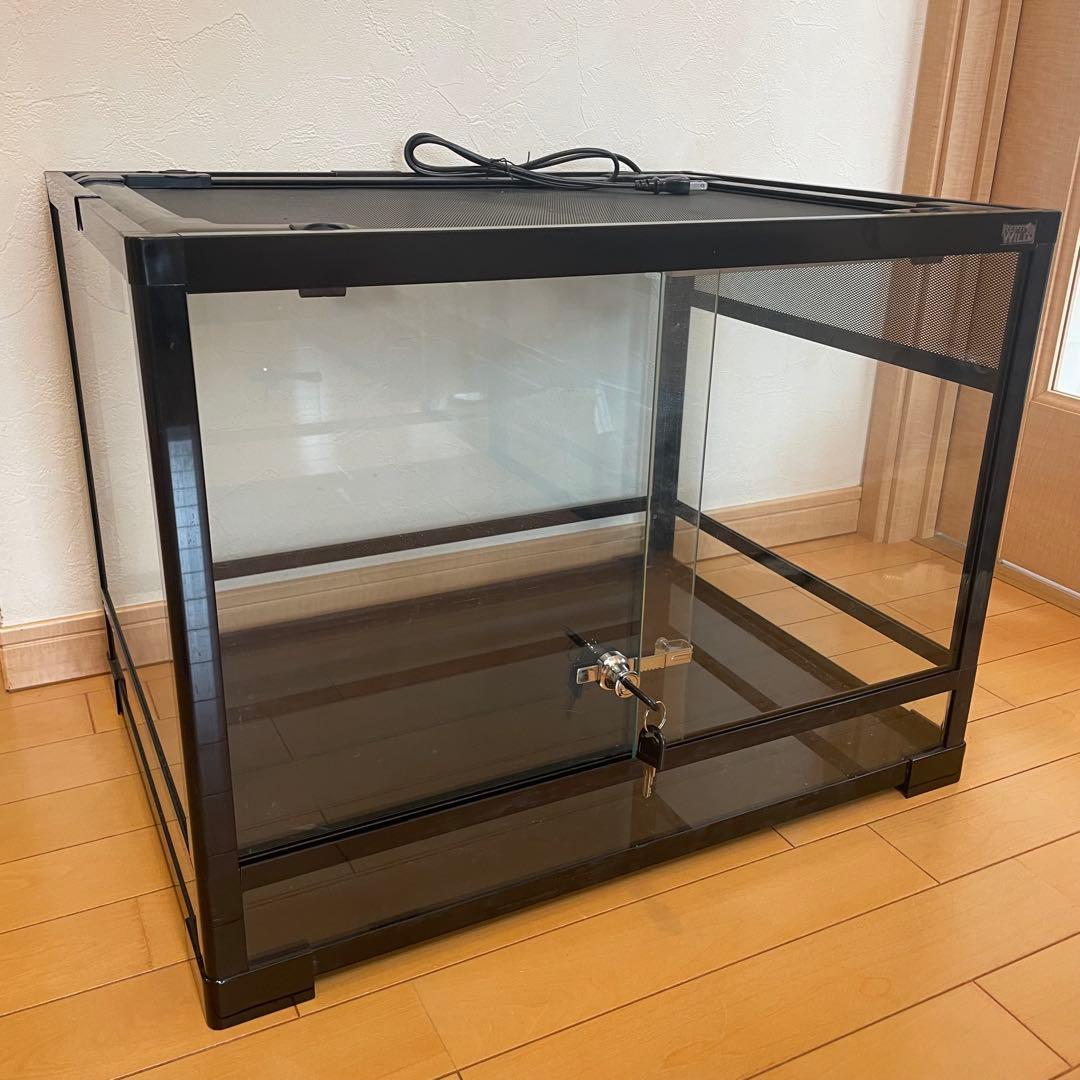 大型温室ショーケース【ヒーター等付属品複数あり】※引取り限定
