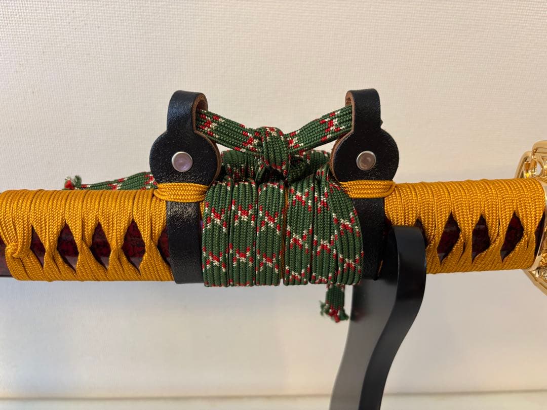 模造刀戦国シリーズ源義経太刀大刀竜刀身　刀置きセット　日本刀美術刀剣