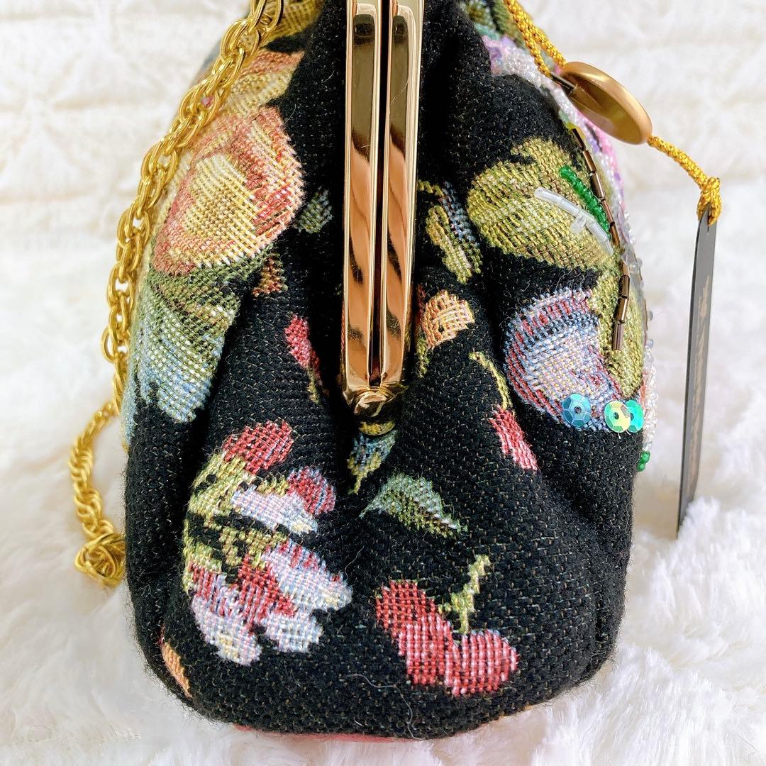 【新品タグ付】Think Beeシンクビー　ビーズ 2wayバッグ　ゴブラン織り