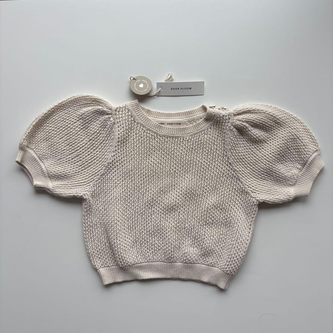 トップス SOOR PLOOM Mimi Knit Top 2y natural