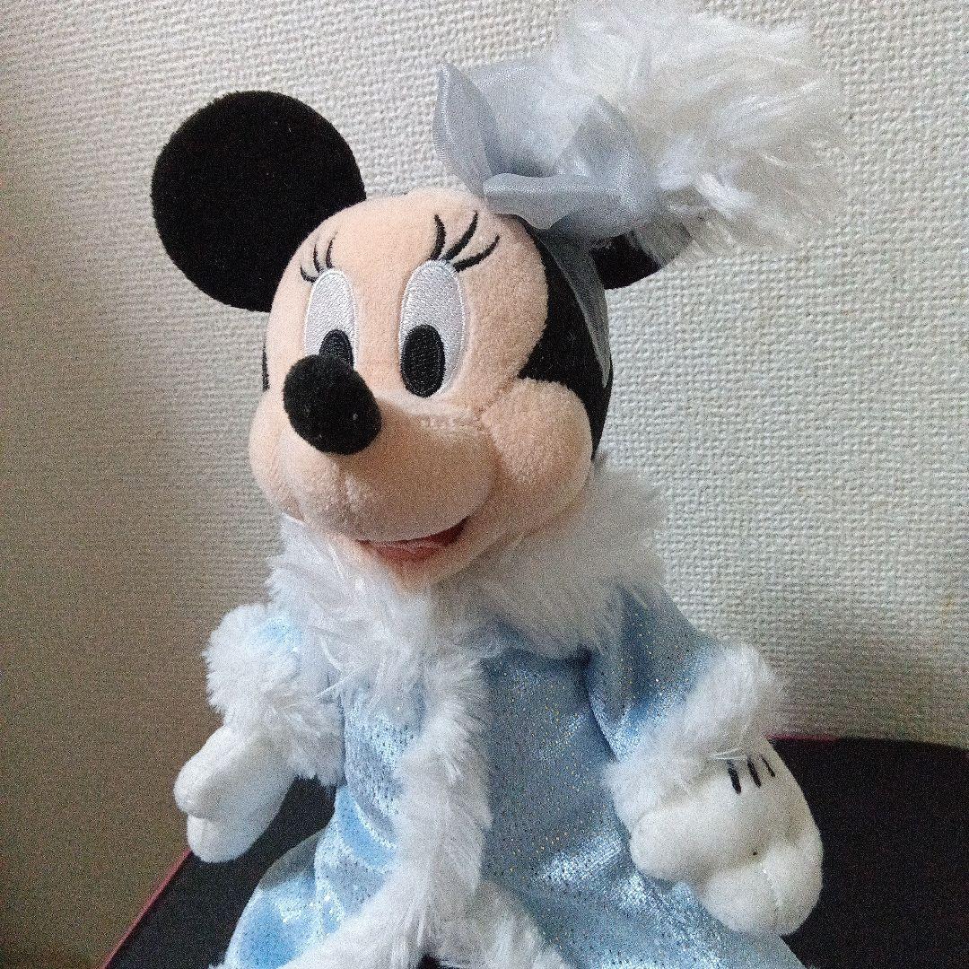 ビッグバンドビートミッキーミニー白タキ 水色ドレスぬいぐるみセット