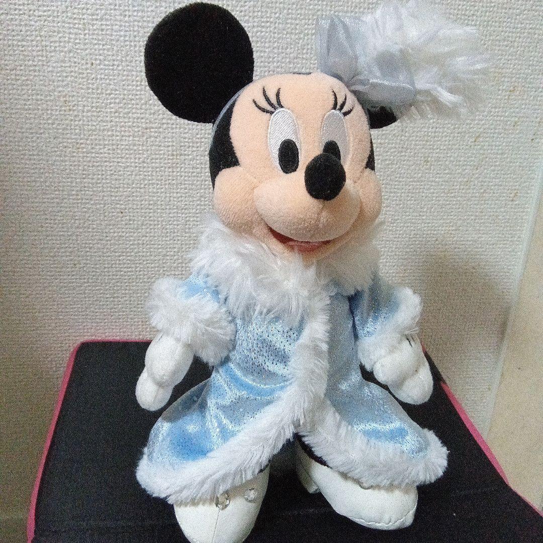 ビッグバンドビートミッキーミニー白タキ 水色ドレスぬいぐるみセット