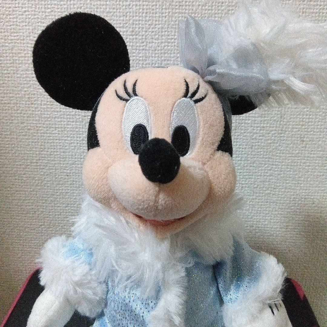 ビッグバンドビートミッキーミニー白タキ 水色ドレスぬいぐるみセット