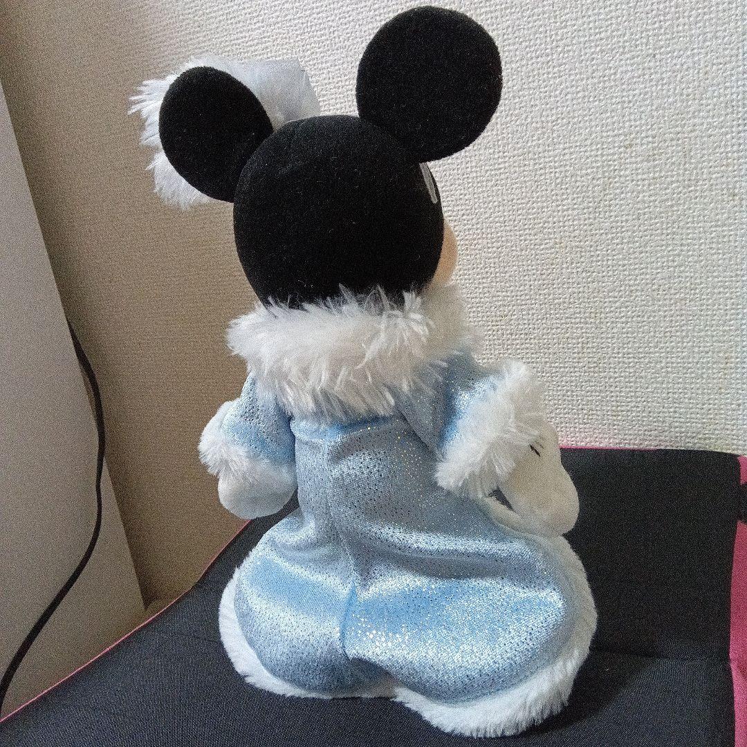 ビッグバンドビートミッキーミニー白タキ 水色ドレスぬいぐるみセット