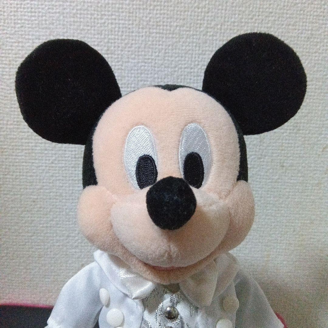 ビッグバンドビートミッキーミニー白タキ 水色ドレスぬいぐるみセット