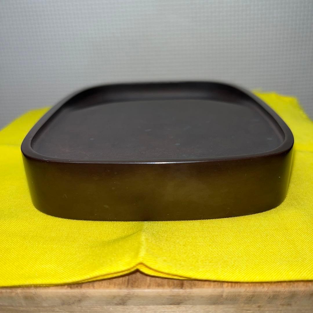 ⭕️赤間硯　特殊　小町研　下井唯石　日本工芸会正会員　伝統工芸士　手間　女性好み