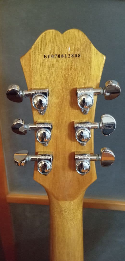 Epiphone DOT セミホロウボディ ナチュラル