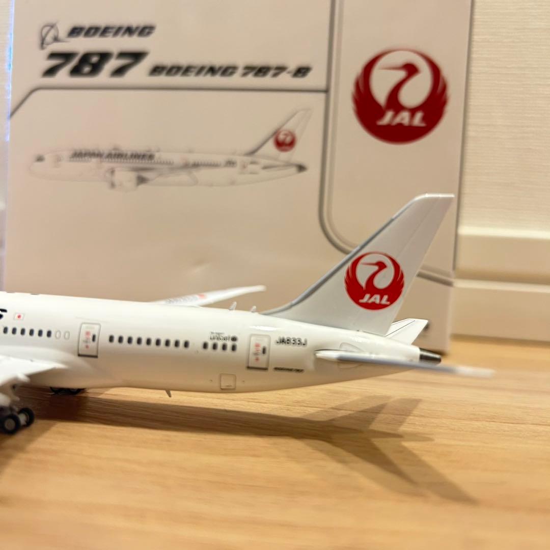 航空機・ヘリコプター jcwings JAL 787-8 JA833J 1/400