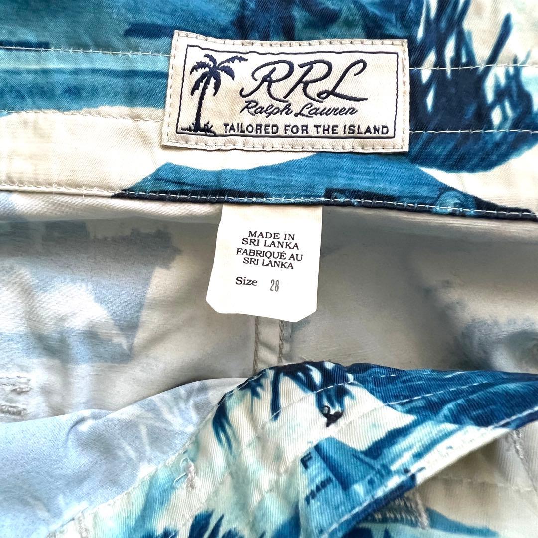 モナカ　[RRL]  プリントショーツ W28 新品未使用