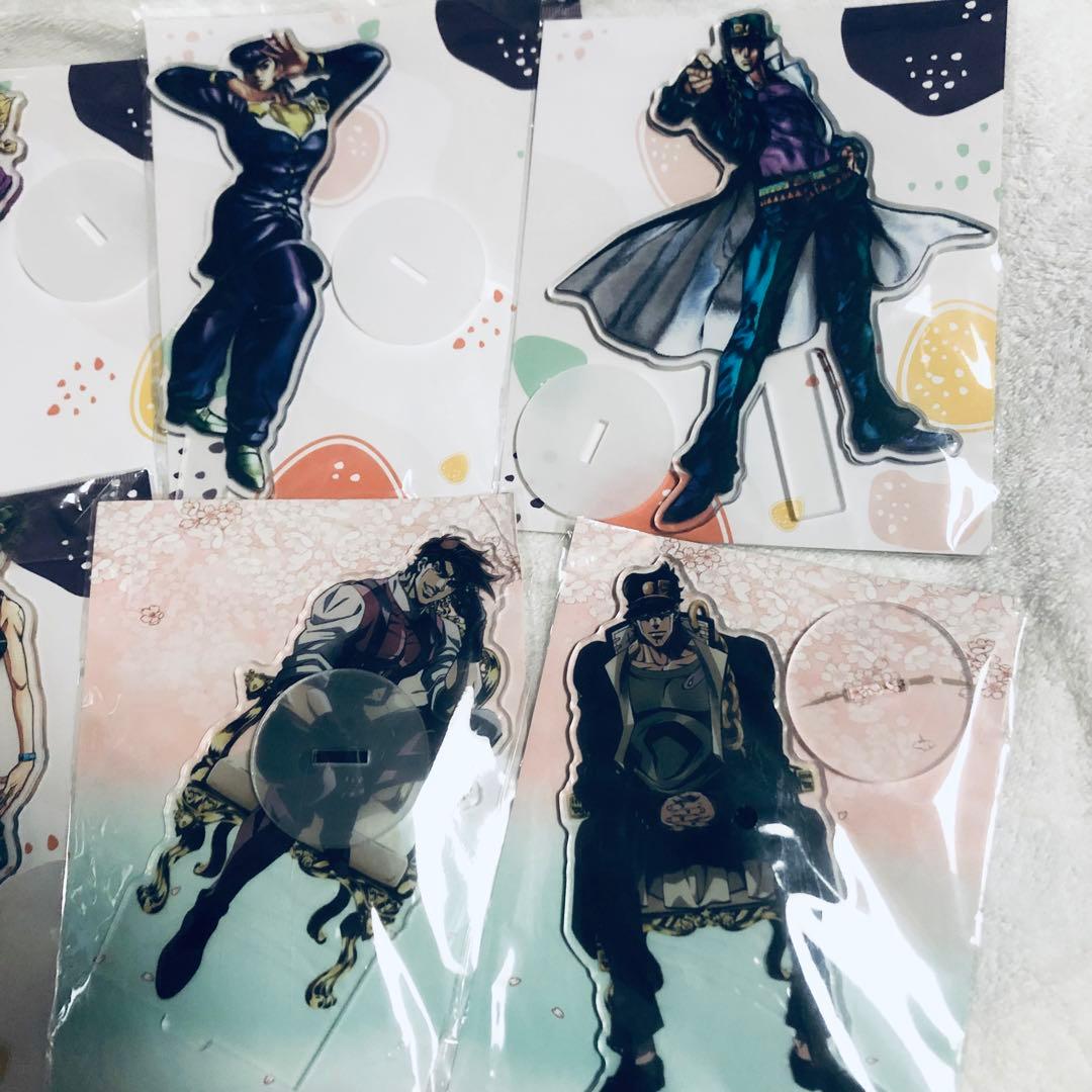 編集中　ジョジョの奇妙な冒険　アクリルスタンド　7点セット