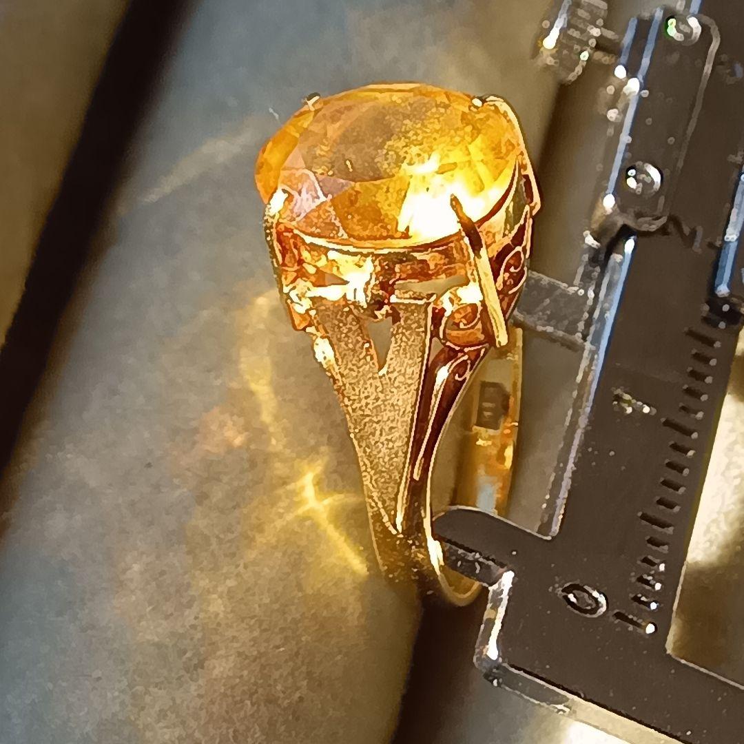 イエローストーン買取屋に聞くシリトン付のリングK１８　 重量合計３.１g