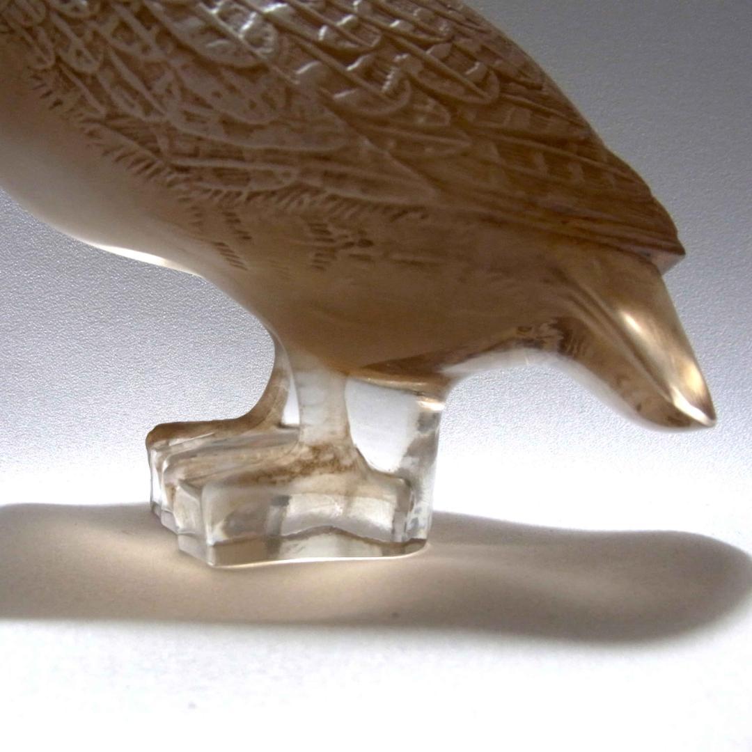 ルネ・ラリック R. Lalique 彫像 うずら アンティーク