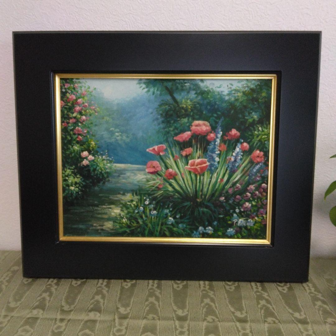 E-122 花園の絵　F6