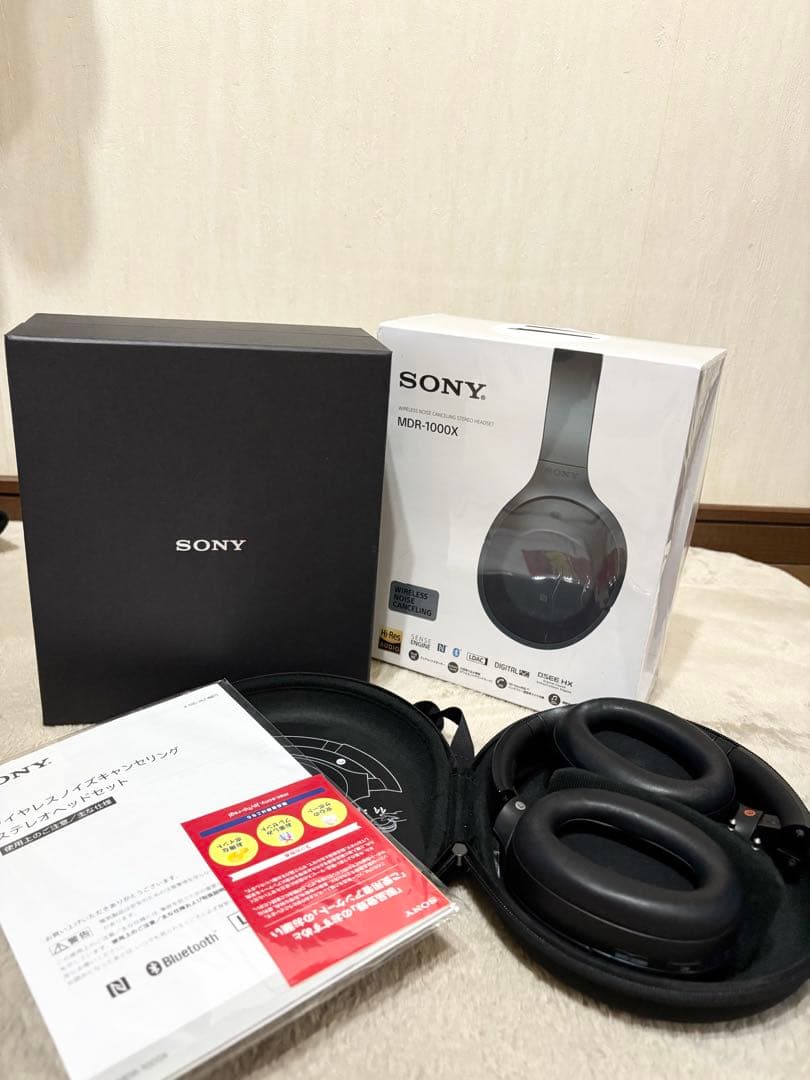 美品 動作品 SONY MDR-1000Xブラック