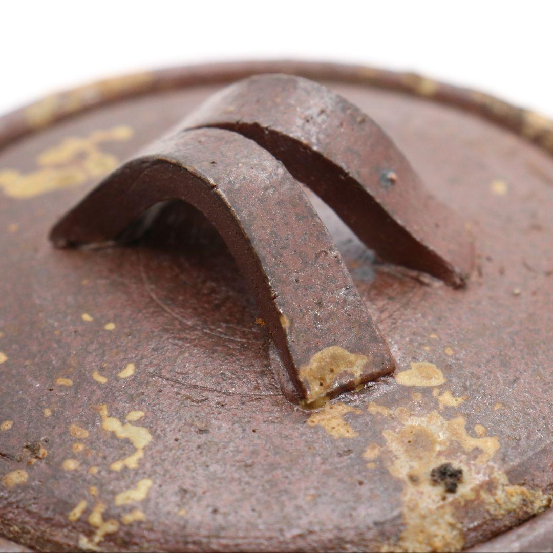 備前焼 宝瓶 在銘 煎茶道具 茶器 共箱　SX307　NT2