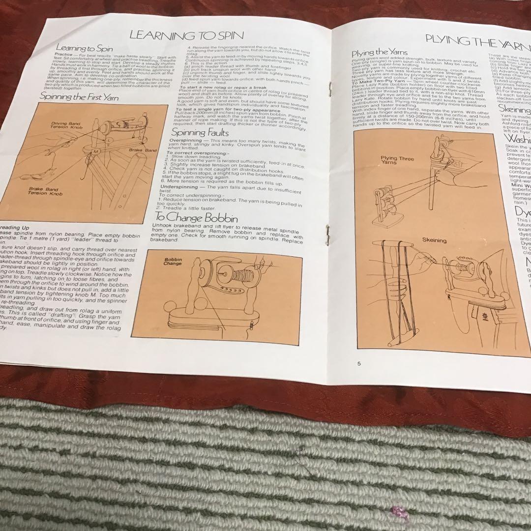 アシュフオート紡ぎ車糸紡ぎ機2000円値引きいたしましたさらに3000円値引き