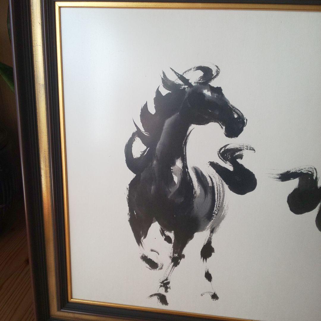 馬の水墨絵大きなサイズ