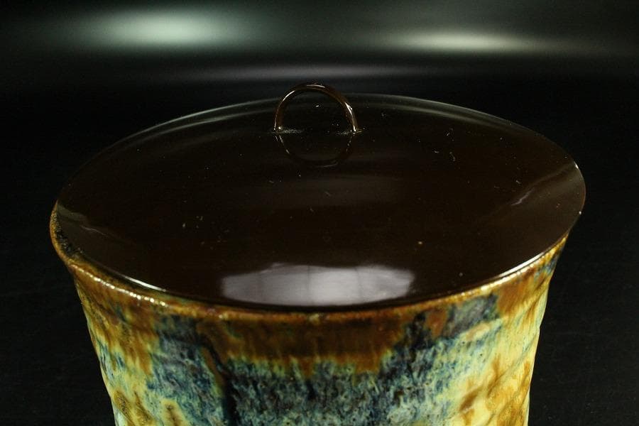 茶道具 鳴海瀬戸水指(K-XA946)