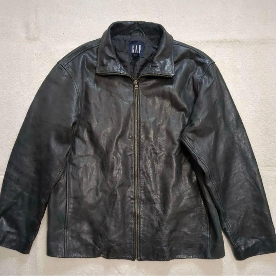 【最終価格】 オールドギャップ 牛革 レザージャケット フルジップ XLサイズ