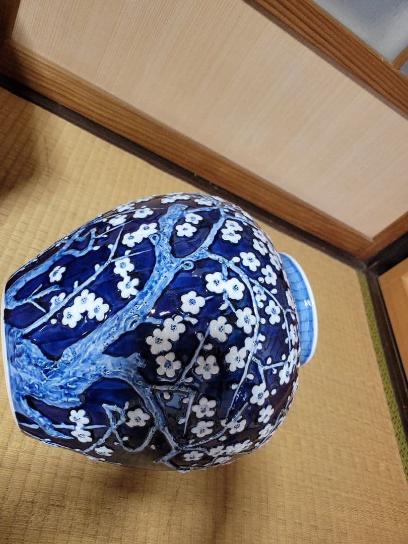 有田焼花瓶 共箱付 古美術品