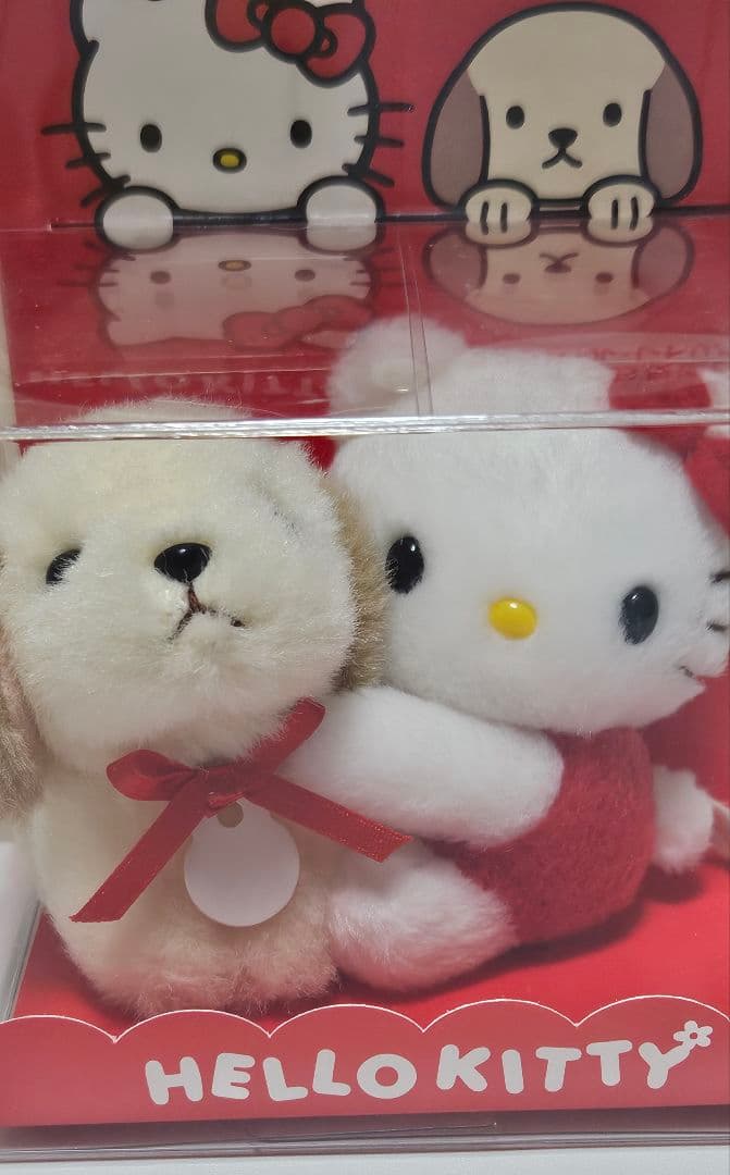 ハローキティ　ラブラドールレトリバー　ぬいぐるみ　箱付き