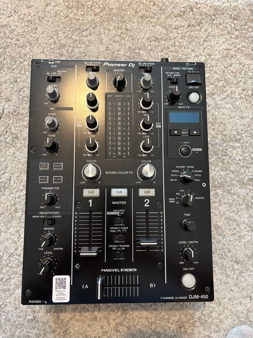 Pioneer DJ DJM-450 2チャンネルミキサー
