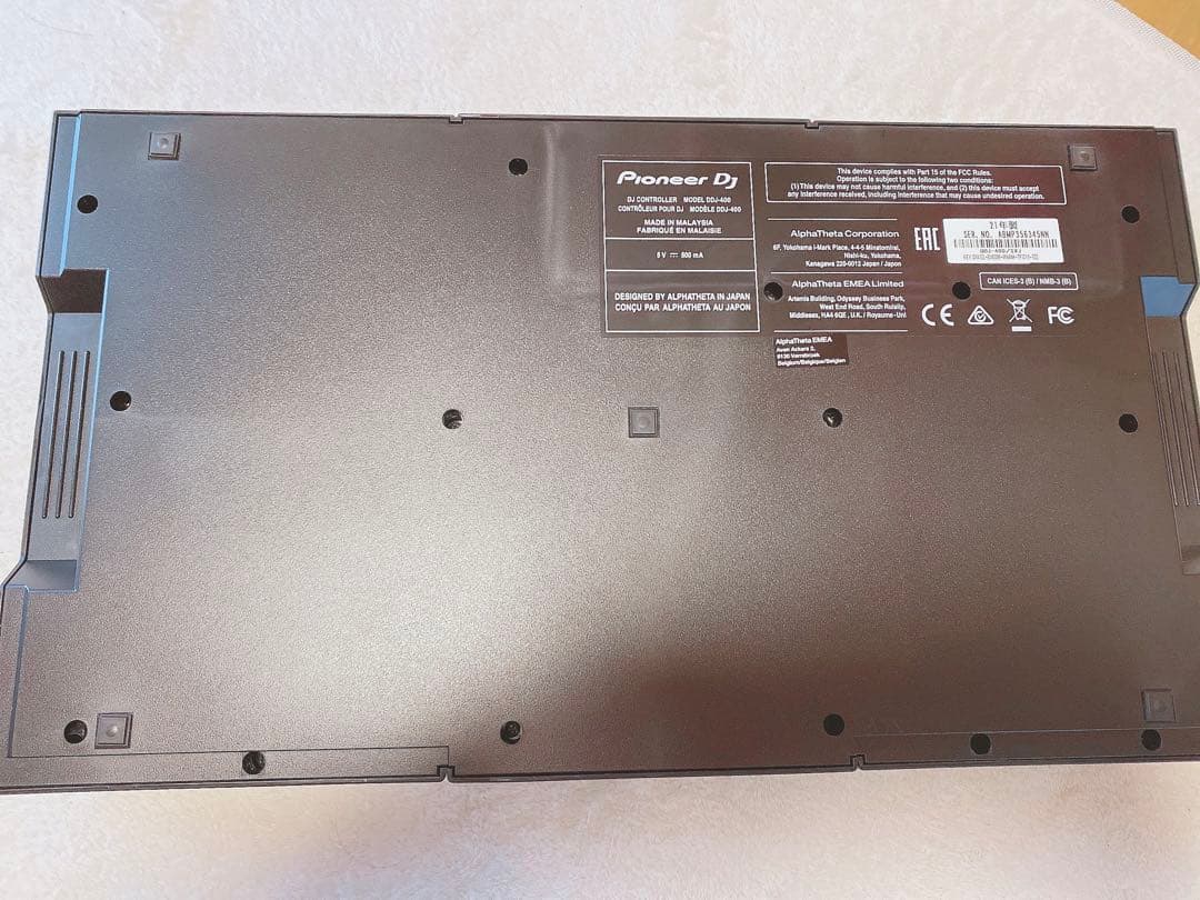 Pioneer DJ DDJ-400 コントローラー＋スピーカー＋付属品セット