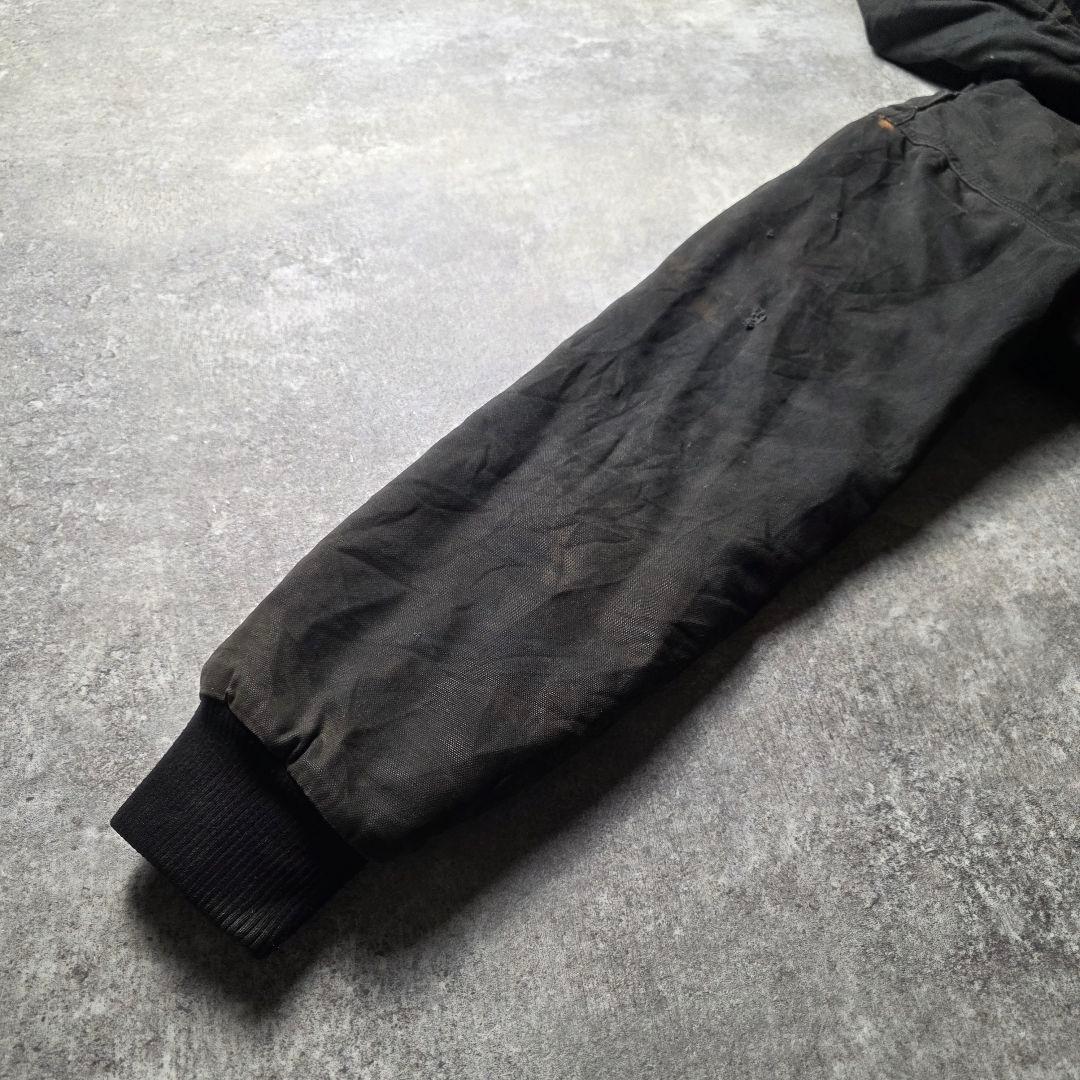 BRAZOSダック地アクティブジャケットフーディー企業ロゴフェードグランジボロL