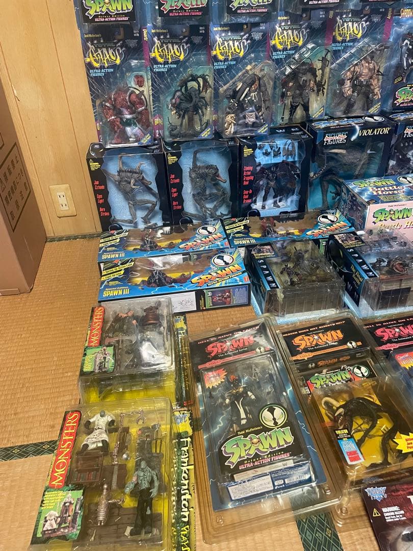 引退品　spawn アメコミ　フィギュア　レトロ　レア　まとめ売り　６８個