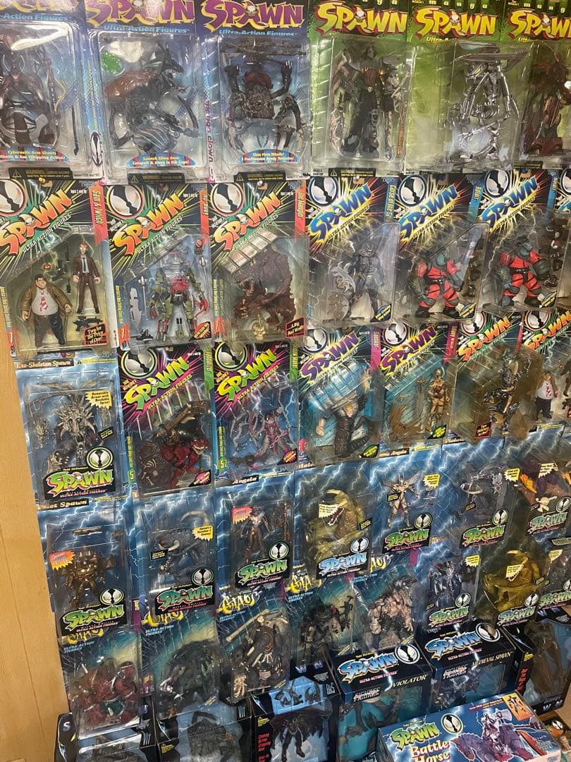 引退品　spawn アメコミ　フィギュア　レトロ　レア　まとめ売り　６８個