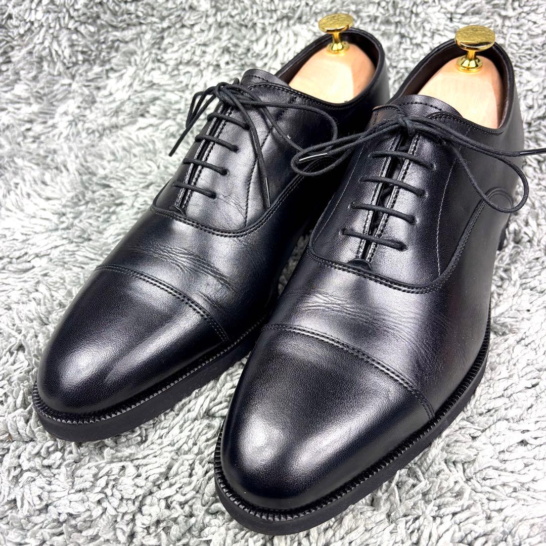 極美品✨リーガル REGAL ストレートチップ レザー ブラック 黒 軽量