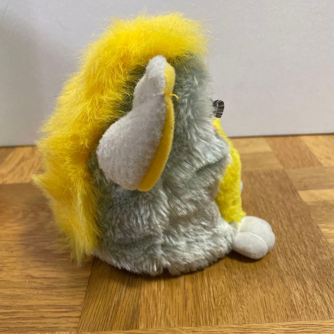 【希少・美品】日本版 ファービー グレー×イエロー TOMY製 箱・説明書付き