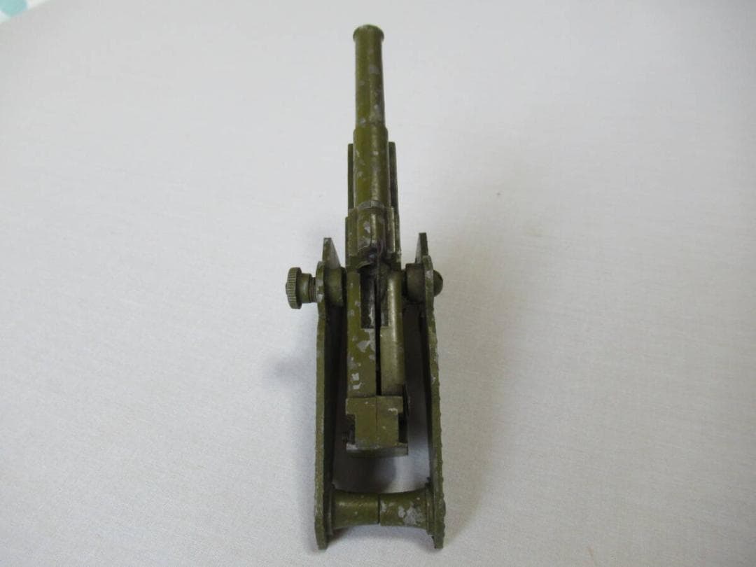 ◆希少 美品 1950年代 日本製！アンチモニー製 高射砲 玩具/おもちゃ