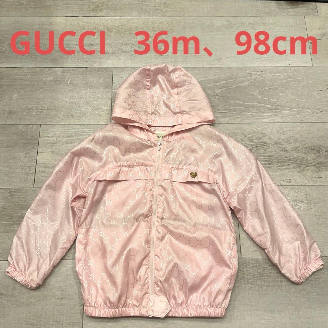 GUCCI グッチ　ブルゾン　ウインドブレーカー　36m ピンク