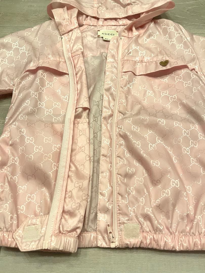 GUCCI グッチ　ブルゾン　ウインドブレーカー　36m ピンク