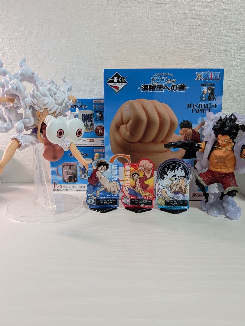 a*♡様 ワンピース　一番くじ　フィギュア　ルフィ　ラストワン　 ギア5 ギア3