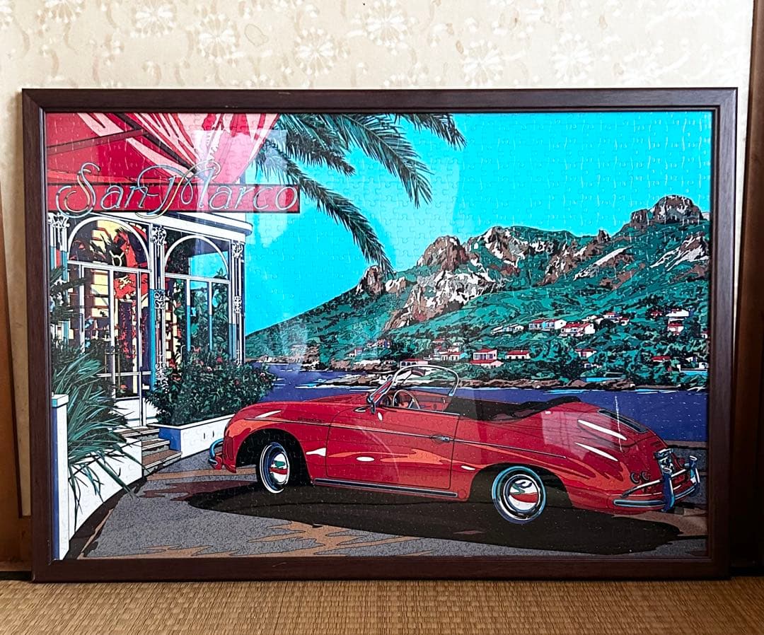 コートダジュールの小高い丘」1000ピースジ グソーパズル 完成品