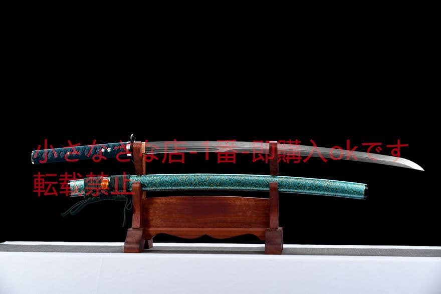 紋鋼小烏丸『夕影の侍』武具　刀装具　日本刀　模造刀 居合刀 御物 太刀 無銘