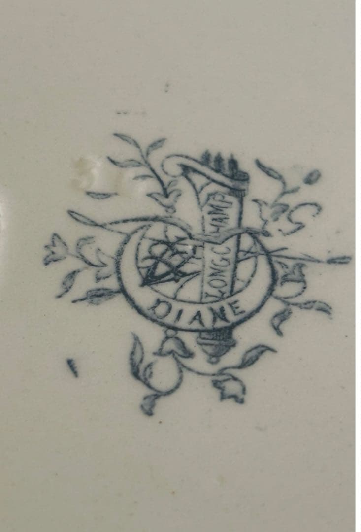 フランスアンティーク　ロンシャン　スクエアプレート