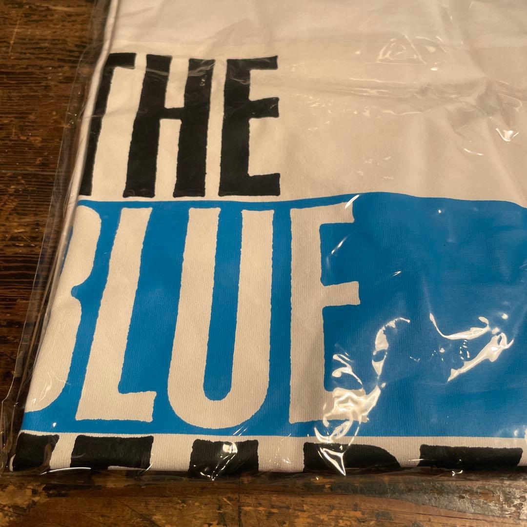 THE BLUE HEARTS Tシャツ Lサイズ ホワイト/ブルー